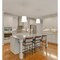 Z-Lite Weston Pendant, 5-Light, 18 In.W x 18 In.H, Brushed Nickel/White Linen 3501P18-BN - alternate 6